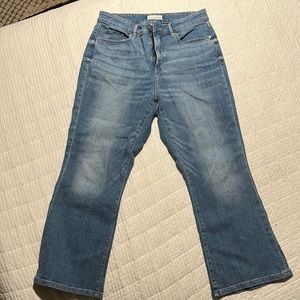 Curvy High Waist Kick Crop jeans